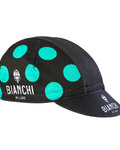 BIANCHI MILANO Șapcă de ciclism - NEON - negru/albastru deschis