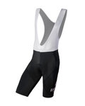 BIANCHI MILANO Pantaloni scurți de ciclism cu bretele - LEGEND - negru