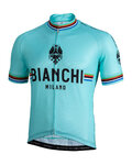 BIANCHI MILANO Tricou de ciclism cu mânecă scurtă - NEW PRIDE - negru/verde