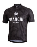 BIANCHI MILANO Tricou de ciclism cu mânecă scurtă - PRIOLO MTB - negru