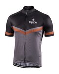 BIANCHI MILANO Tricou de ciclism cu mânecă scurtă - OLLASTU - negru/gri