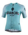 BIANCHI MILANO Tricou de ciclism cu mânecă scurtă - ALTANA LADY - albastru deschis