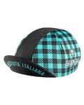 BIANCHI MILANO Șapcă de ciclism - NEON - negru/turcoaz