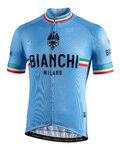 BIANCHI MILANO Tricou de ciclism cu mânecă scurtă - ISALLE - albastru