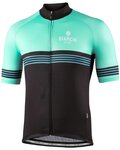 BIANCHI MILANO Tricou de ciclism cu mânecă scurtă - PRIZZI - verde/negru