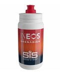 ELITE Sticlă de apă pentru ciclism - FLY INEOS GRENADIERS 550ml - portocaliu/alb/roșu