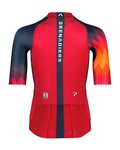 BIORACER Tricou de ciclism cu mânecă scurtă - INEOS GRENADIERS 2023 EPIC RACE - roșu/albastru