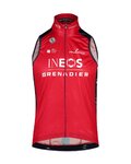 BIORACER Vestă de ciclism - INEOS GRENADIERS 2023 ICON RACE WIND - albastru/roșu