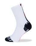 BIOTEX Șosete clasice de ciclism - THERMOLITE - alb/negru