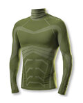BIOTEX Tricou de ciclism cu mânecă lungă - POWERFLEX WARM - verde