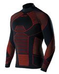 BIOTEX Tricou de ciclism cu mânecă lungă - ICEBREAK - roșu/negru