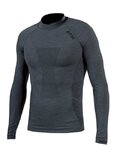 BIOTEX Tricou de ciclism cu mânecă lungă - MERINO - gri