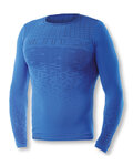 BIOTEX Tricou de ciclism cu mânecă lungă - CUBIC LONG - albastru