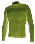 BIOTEX Tricou de ciclism cu mânecă lungă - 3D TURTLENECK - verde