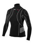 BIOTEX Tricou de ciclism cu mânecă lungă - TURTLENECK LADY - negru
