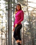 BIOTEX Tricou de ciclism cu mânecă lungă - POWERFLEX LADY - roz