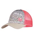 BUFF Șapcă de ciclism - TRUCKER OZIRA KIDS - gri/roz