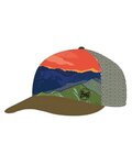 BUFF Șapcă de ciclism - TRUCKER PANORÁMA - portocaliu/albastru/verde