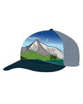 BUFF Șapcă de ciclism - TRUCKER KRIVÁŇ - gri/verde/albastru