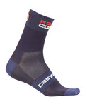 CASTELLI Șosete clasice de ciclism - ROSSO CORSA 9 - albastru