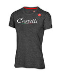 CASTELLI Tricou de ciclism cu mânecă scurtă - CLASSIC W  - gri
