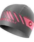 CASTELLI Șapcă de ciclism - ARRIVO 3 THERMO - gri/roz
