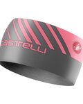 CASTELLI Banderolă de ciclism - ARRIVO 3 THERMO - roz/gri