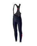 CASTELLI Pantaloni de ciclism lungi cu bretele - VELOCISSIMO 4 WINTER - albastru