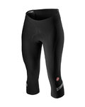 CASTELLI 3/4 șosete de ciclism fără bretele - VELOCISSIMA 2 LADY - negru