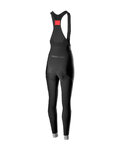 CASTELLI Pantaloni de ciclism lungi cu bretele - TUTTO NANO LADY WNT - negru