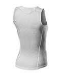 CASTELLI Tricou de ciclism fără mâneci - PRO ISSUE 2 LADY - alb