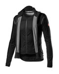 CASTELLI Jachetă termoizolantă de ciclism - ALPHA ROS 2 LIGHT - negru