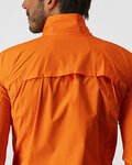 CASTELLI Foiță de ploaie impermeabilă de ciclism - EMERGENCY RAIN 2 - portocaliu