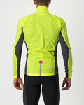 CASTELLI Jachetă rezistentă la vânt de ciclism - SQUADRA STRECH - galben