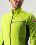 CASTELLI Jachetă rezistentă la vânt de ciclism - SQUADRA STRECH - galben