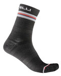 CASTELLI Șosete clasice de ciclism - GO 15 LADY - gri