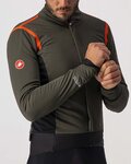 CASTELLI Jachetă termoizolantă de ciclism - ALPHA RoS 2 - verde