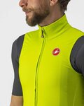 CASTELLI Vestă de ciclism - PRO THERMAL MID - galben