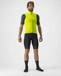 CASTELLI Vestă de ciclism - PRO THERMAL MID - galben