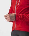 CASTELLI Jachetă termoizolantă de ciclism - GO WINTER - roșu