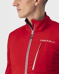 CASTELLI Jachetă termoizolantă de ciclism - GO WINTER - roșu