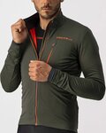 CASTELLI Jachetă termoizolantă de ciclism - GO WINTER - verde