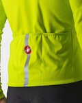 CASTELLI Tricou de cilism pentru iarnă cu mânecă lungă - FONDO 2 WINTER - galben
