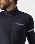 CASTELLI Tricou de cilism pentru iarnă cu mânecă lungă - FONDO 2 WINTER - antracit
