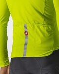 CASTELLI Tricou de cilism pentru iarnă cu mânecă lungă - PRO THERMAL - galben