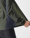 CASTELLI Jachetă rezistentă la vânt de ciclism - SQUADRA STRECH LADY - verde