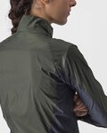 CASTELLI Jachetă rezistentă la vânt de ciclism - SQUADRA STRECH LADY - verde