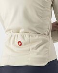 CASTELLI Tricou de cilism pentru iarnă cu mânecă lungă - SINERGIA 2 LADY WNT - fildeş