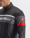 CASTELLI Tricou de cilism pentru iarnă cu mânecă lungă - PASSISTA - antracit