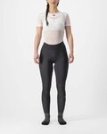 CASTELLI Pantaloni de ciclism lungi fără bretele - VELOCISSIMA THERM W - negru